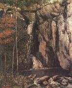 Gustave Courbet Waterfall France oil painting artist